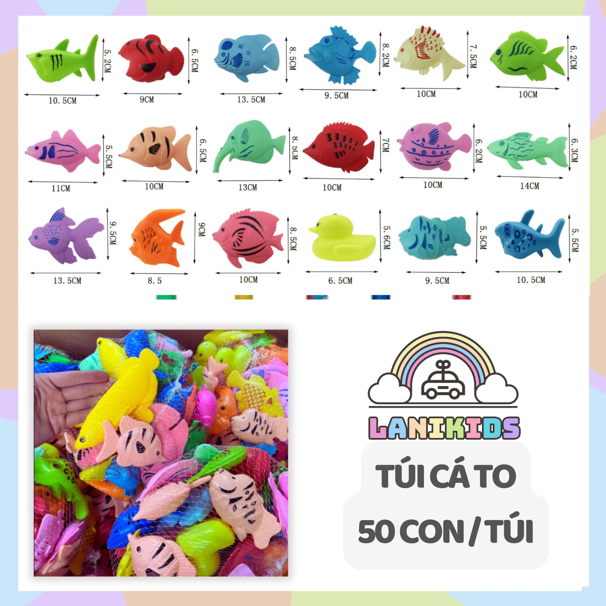 Túi cá đồ chơi trẻ em nhập khẩu Túi cá đồ chơi trẻ em nhập khẩu