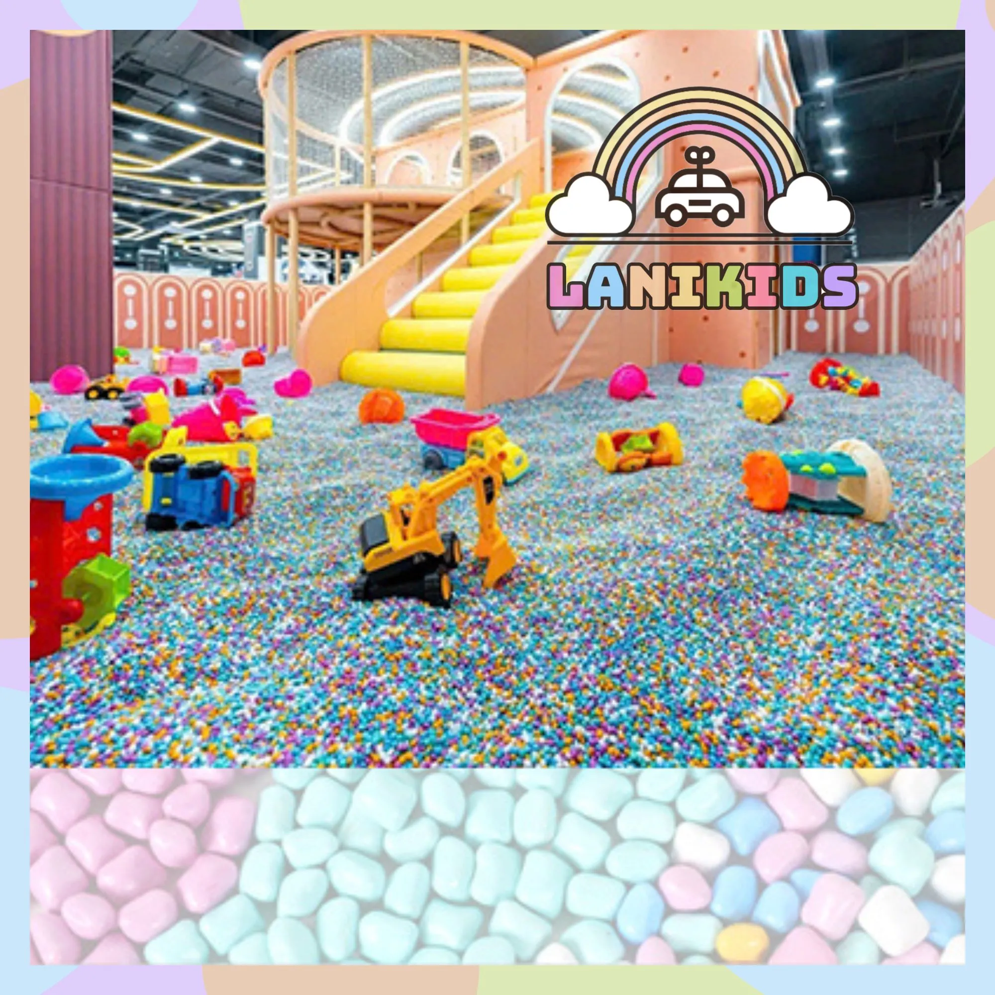 Hạt sứ xúc cát Lanikids Hạt sứ xúc cát Lanikids