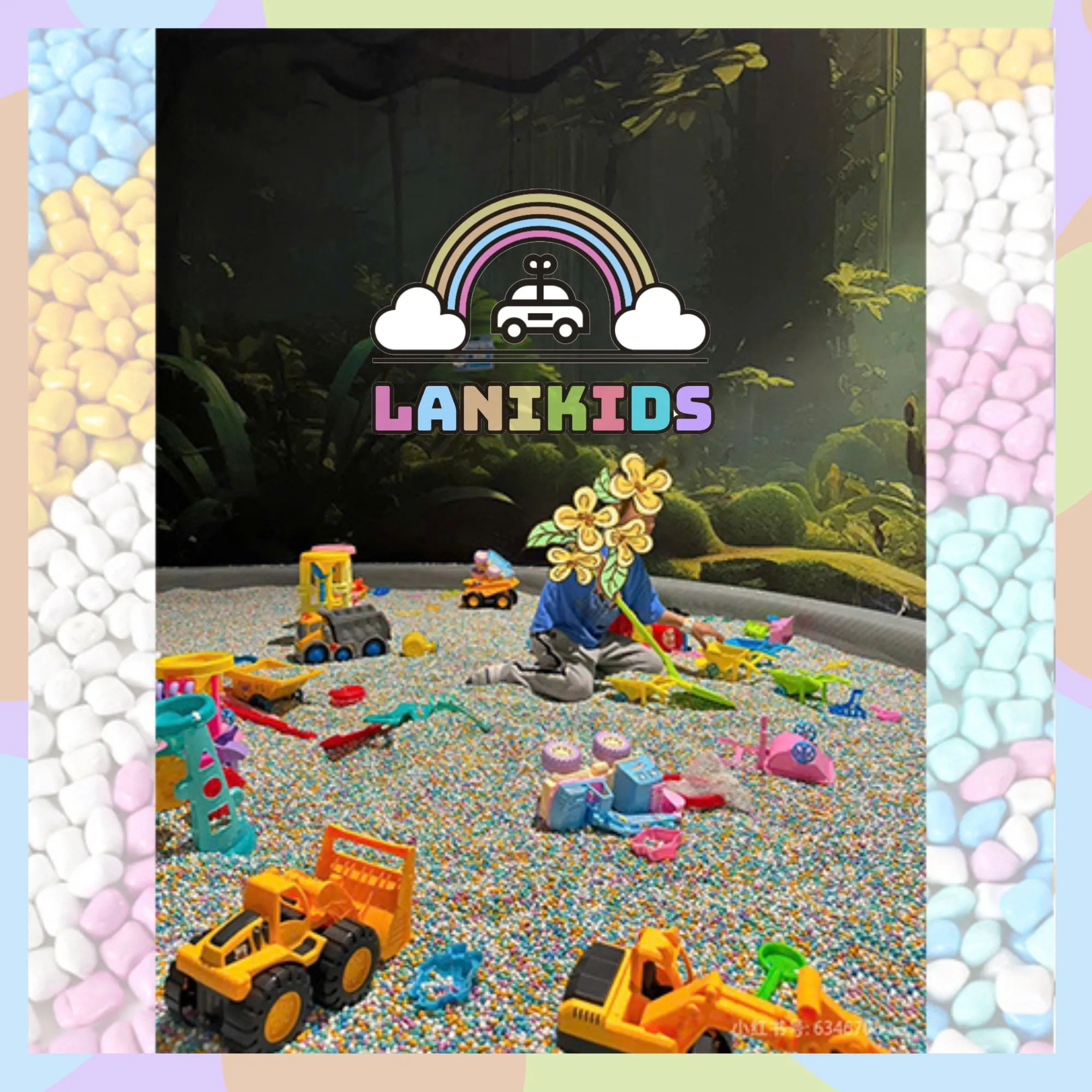 Hạt sứ xúc cát Lanikids Hạt sứ xúc cát Lanikids