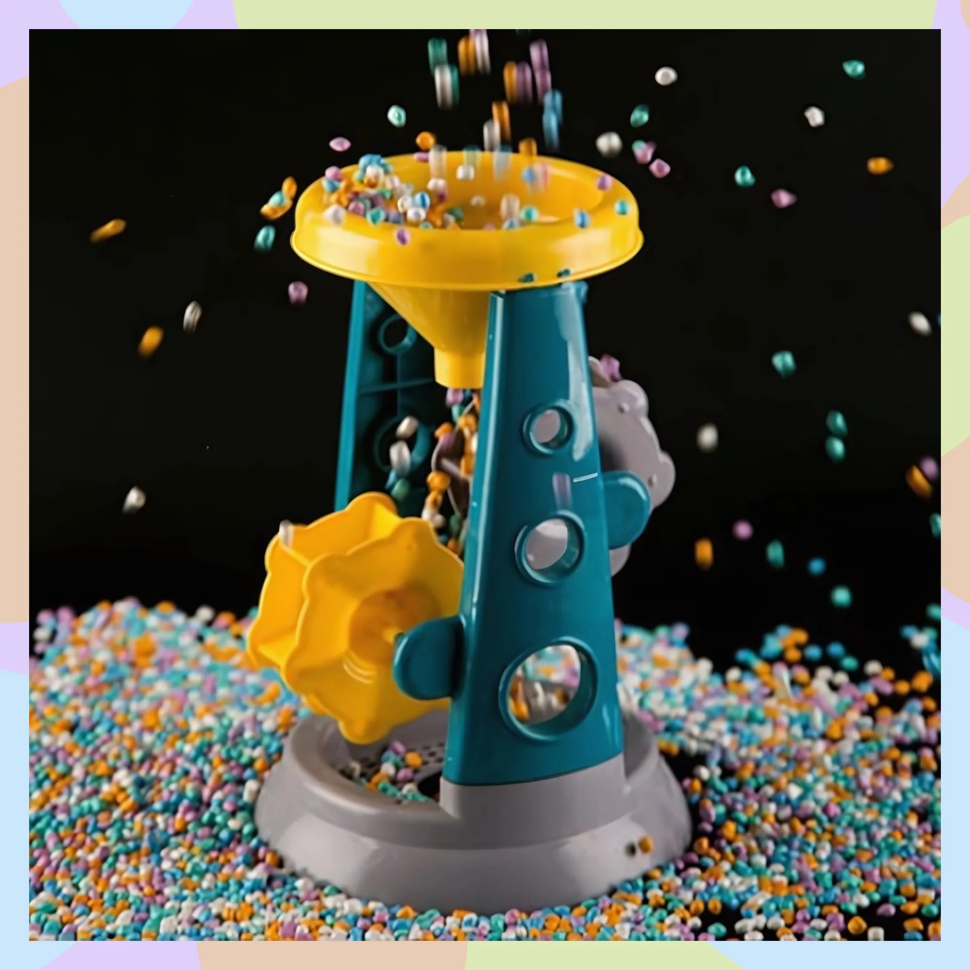 Hạt sứ chơi xúc cát Hạt sứ chơi xúc cát