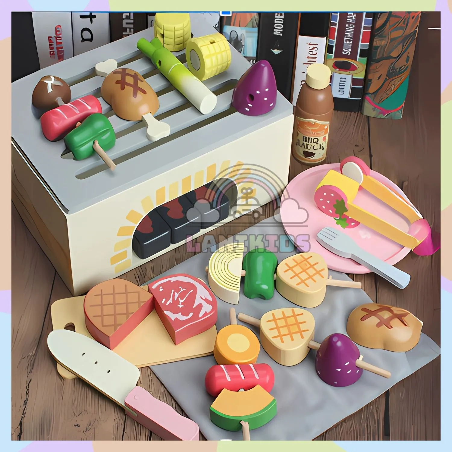 Bộ bếp nướng thịt BBQ Bộ bếp nướng thịt BBQ