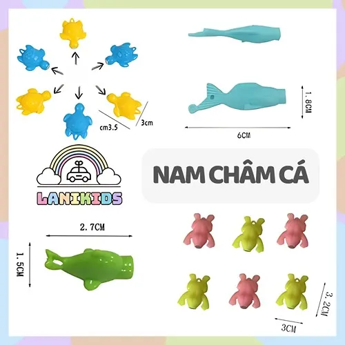 Nam châm câu cá đồ chơi trẻ em Nam châm câu cá đồ chơi trẻ em