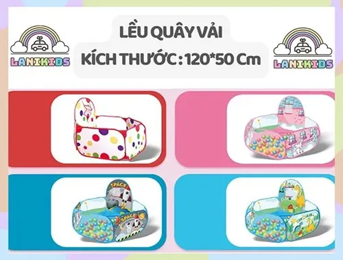 Lều vải chơi xúc cát Lều vải chơi xúc cát